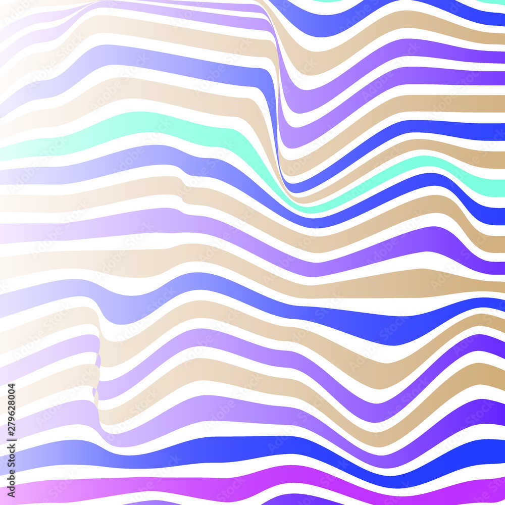 Flower abstract wavy line vector background Flower abstract wavy line vector background