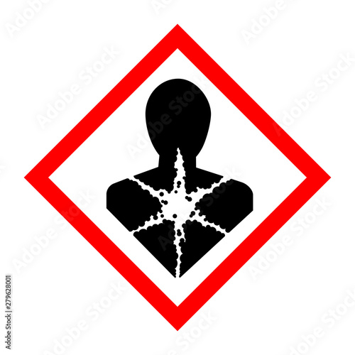 Pictogram for substances hazardous to human health