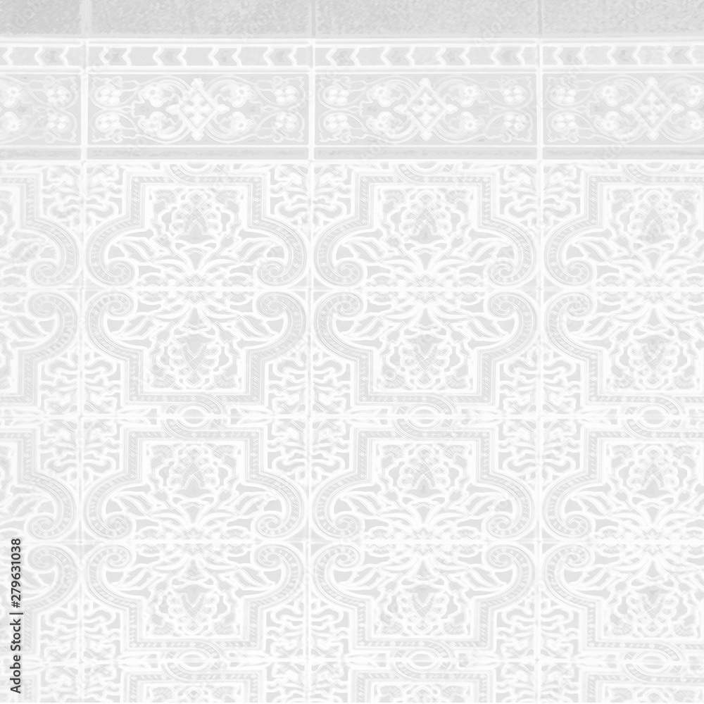 Obraz premium Ceramic tiles pattern bitmap illustration