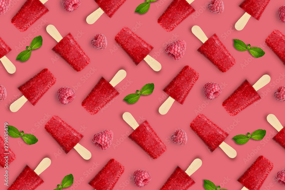 Pattern from raspberry popsicle Pattern from raspberry popsicle