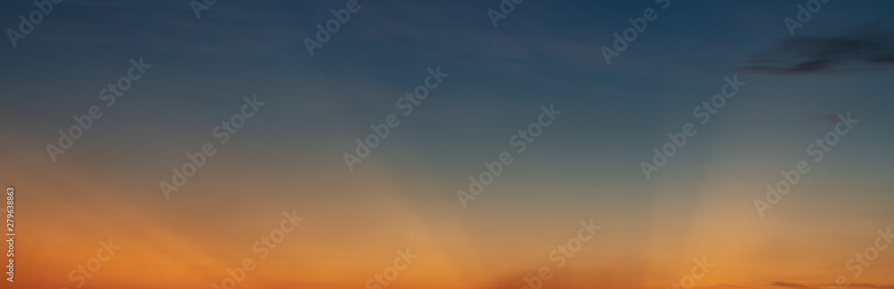 Morning sky illuminated by sunrise light Morning sky illuminated by sunrise light