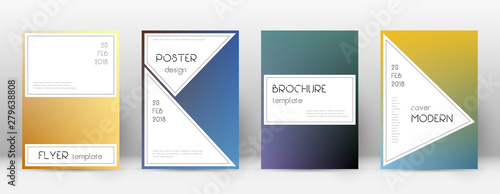 Flyer layout. Stylish admirable template for Broch