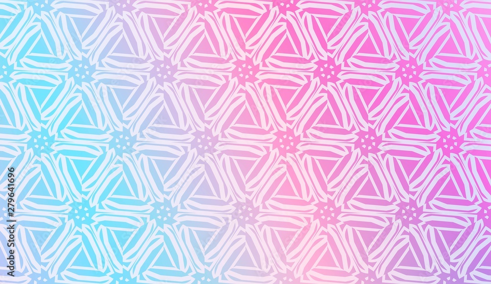 Decorative Pattern With Triangles Style. Blurred Gradient Background. Bright Color. For Banner Template, Flyer, Invitation Card. Vector Illustration Decorative Pattern With Triangles Style. Blurred Gradient Background. Bright Color. For Banner Template, Flyer, Invitation Card. Vector Illustration