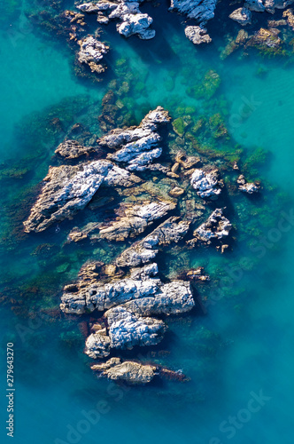 Drone sea rock