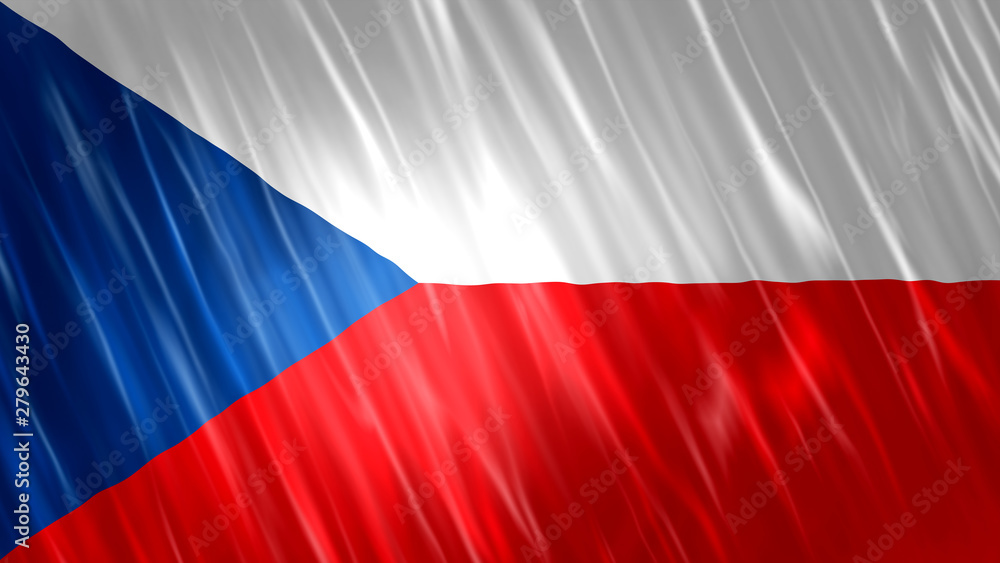 Fototapeta premium Czech Republic Flag
