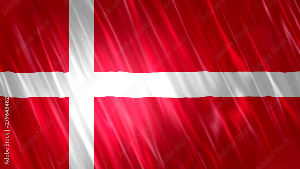 Fototapeta premium Denmark Flag