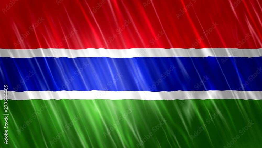 Fototapeta premium Gambia Flag