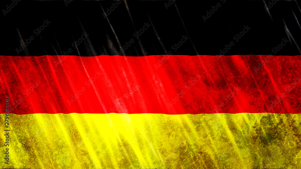 Obraz premium Germany Flag Grunge