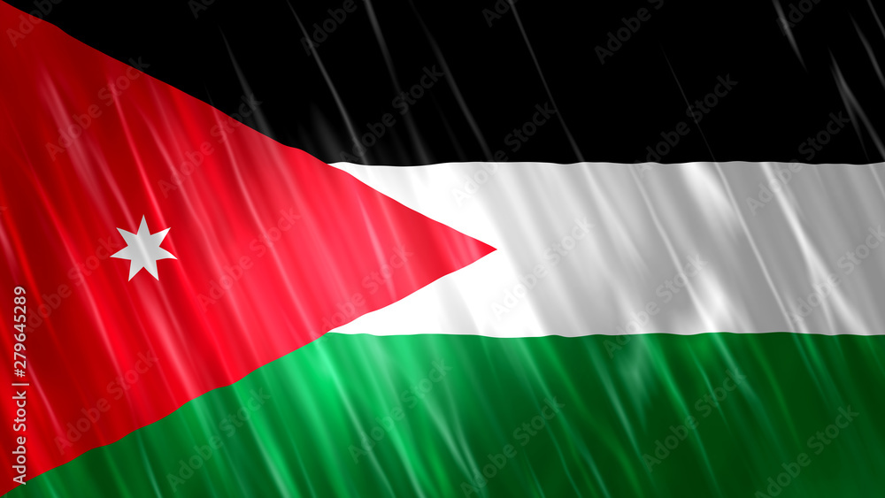 Fototapeta premium Jordan Flag