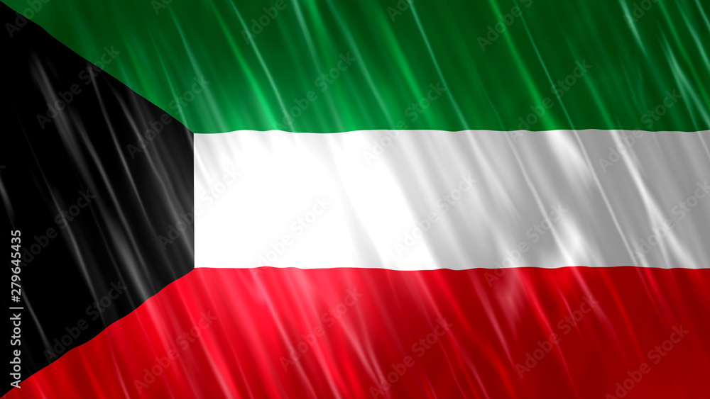Fototapeta premium Kuwait Flag