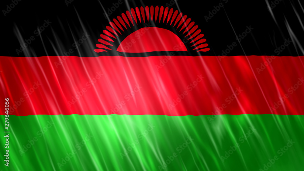 Naklejka premium Malawi Flag