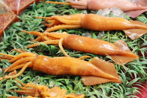 Grilled squid is delicious at street food