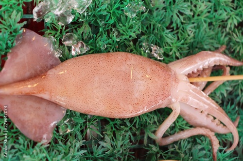 Grilled squid is delicious at street food