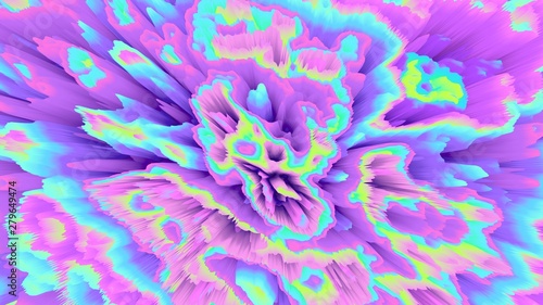 Color splash. 3d wallpaper. Hypnotic. Psychedelic. Colorful explosion. Glithcy. Paint abstract. Neon colors. Galaxy. Fluorescent. Vivid. Fantasy.