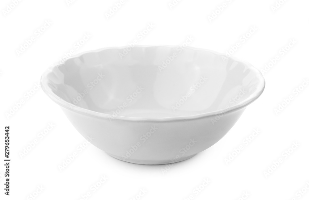 empty white bowl isolated on white background empty white bowl isolated on white background