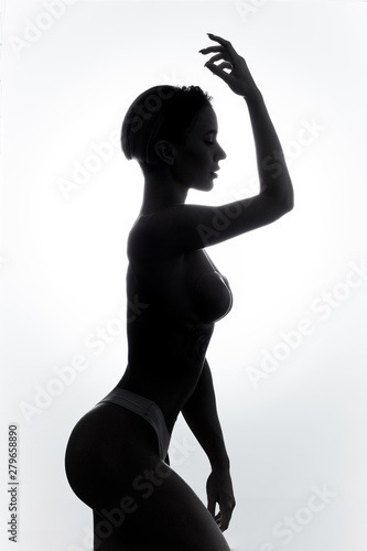 Fototapeta Atletyczna sylwetka kobiety