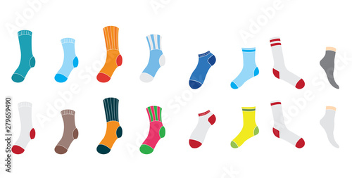 sock clipart sock drawing sock icon symbol isolated on white background vector illustration