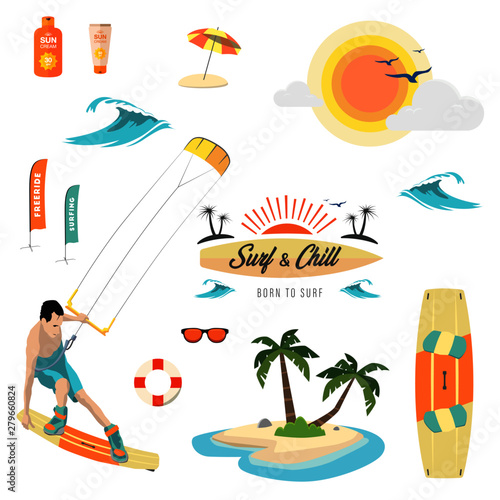 Kitesurfing collection