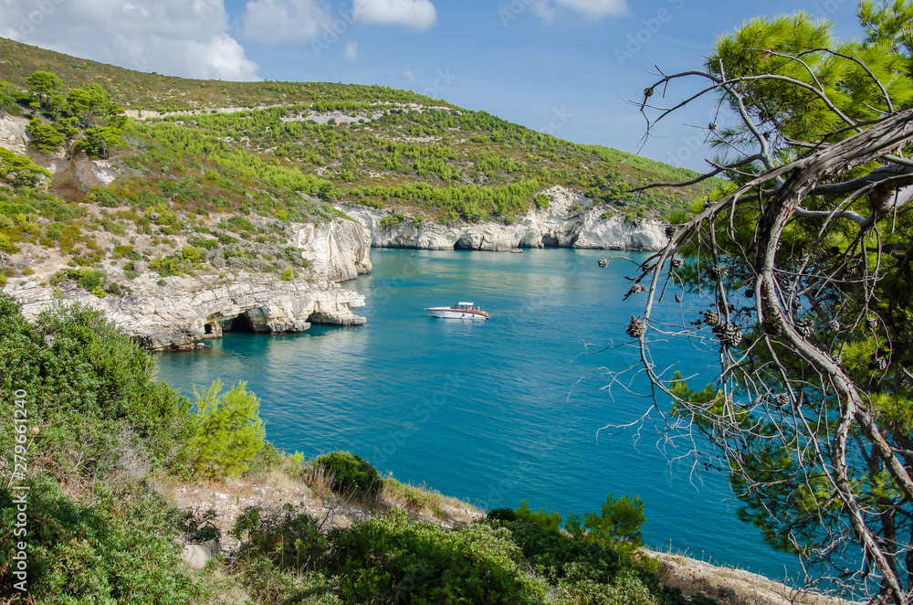 Obraz premium Mittelmeerküste am Gargano