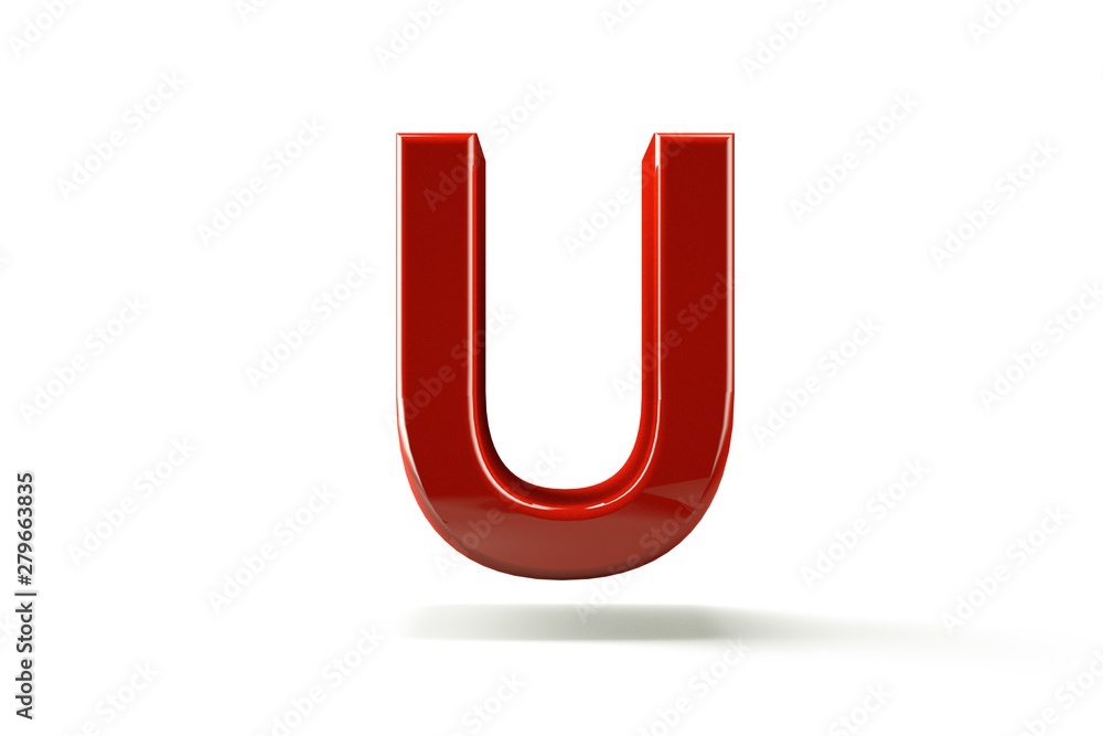 3d letter collection.letter U 3d letter collection.letter U