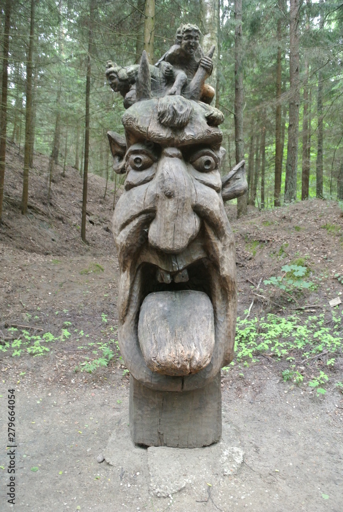 Obraz premium Juodkrante Hexenberg