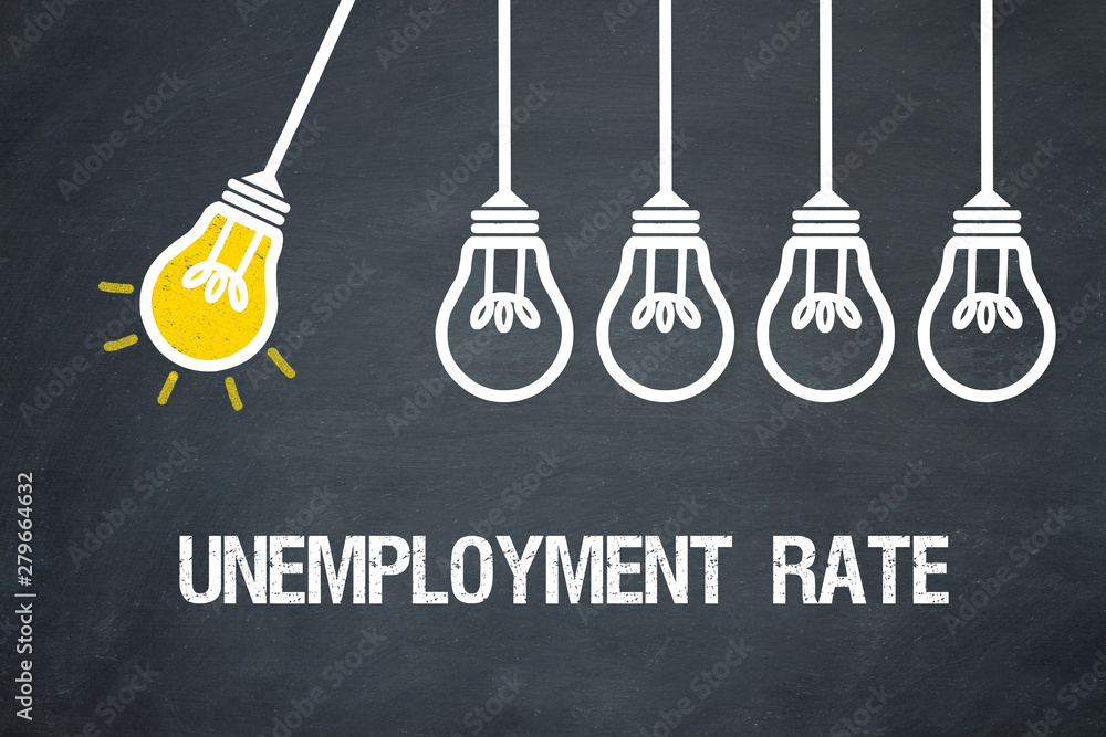 Fototapeta premium Unemployment Rate