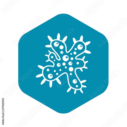 Bacteria icon. Simple illustration of bacteria vector icon for web