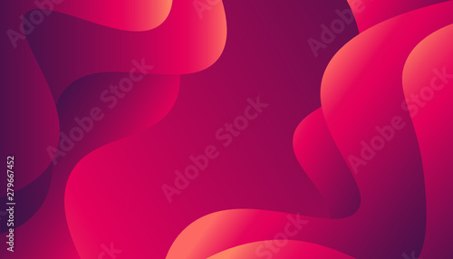 Diseño abstracto con formas geométricas y orgánicas, colores neón, brillantes y llamativos. Ilustración minimalista con degradados de colores y formas simples para fondos de presentación.