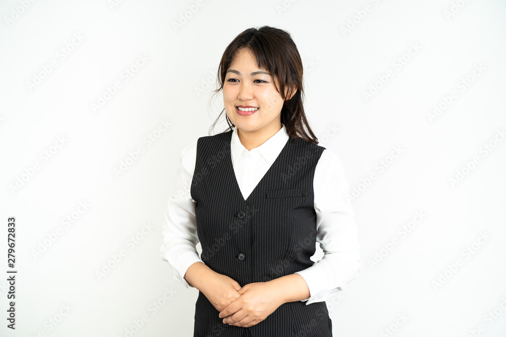 笑顔の女子社員 笑顔の女子社員