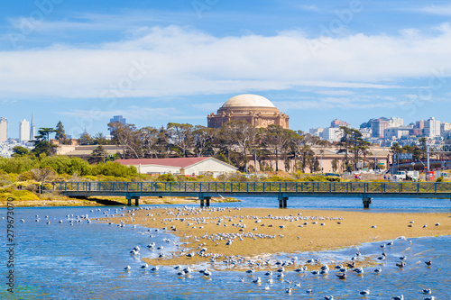Canvas Print Palace of Fine Arts, San Francisco, California