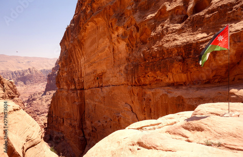 Flaga Jordanii Petra