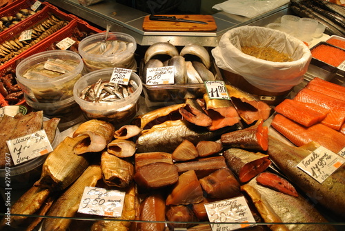 Riga Markthalle Fische