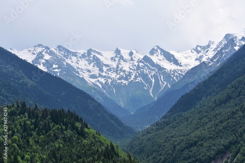 The magnificent Caucasus Mountains