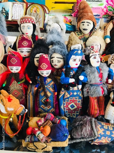 handmade doll in Armenian national costume