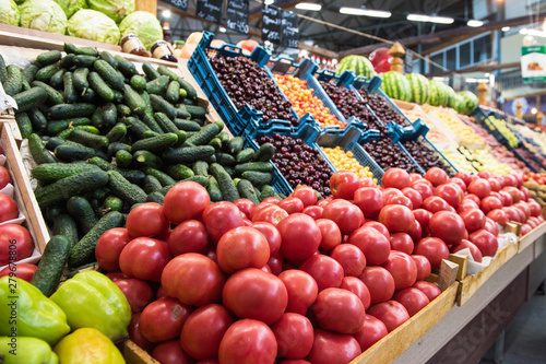 Vegetable farmer market cou...
