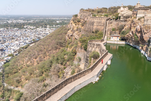 The old chitargarh fort in India photo