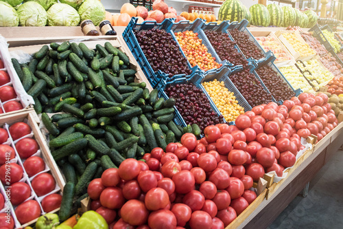 Vegetable farmer market cou...