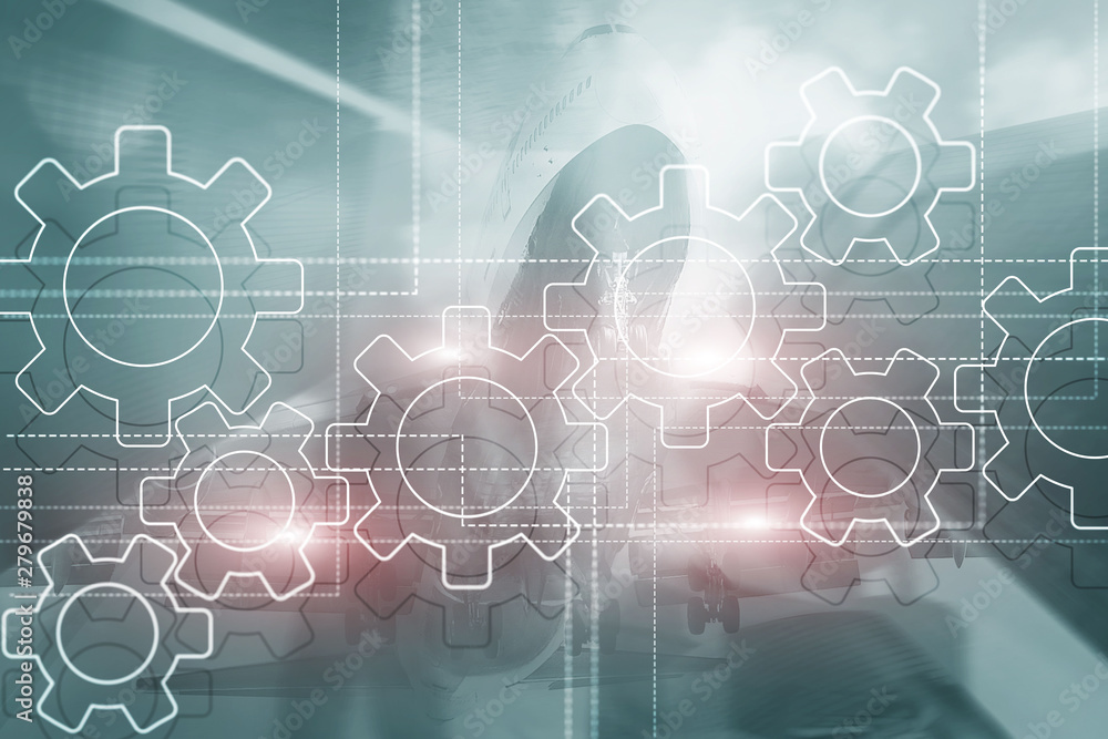 Gears mechanism, digital transformation, data integration and digital technology concept. Gears mechanism, digital transformation, data integration and digital technology concept.