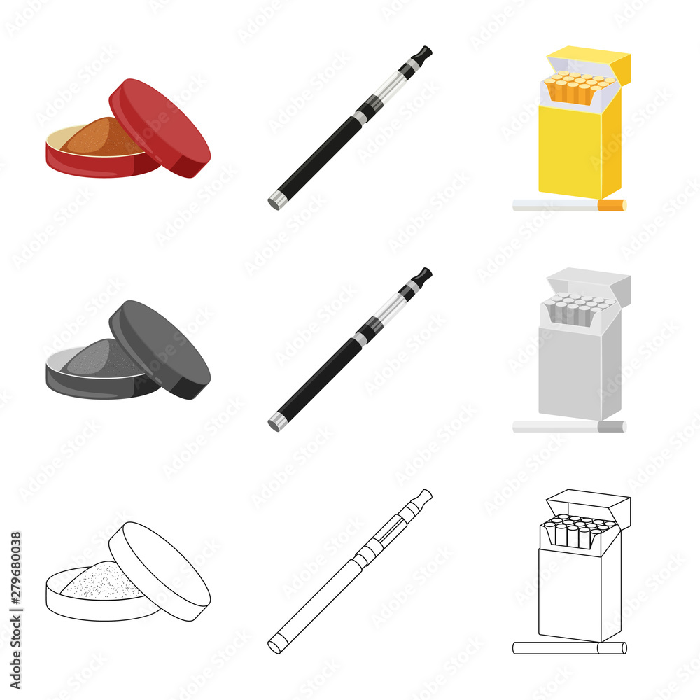 Vector design of refuse and stop icon. Set of refuse and habit vector icon for stock. Vector design of refuse and stop icon. Set of refuse and habit vector icon for stock.
