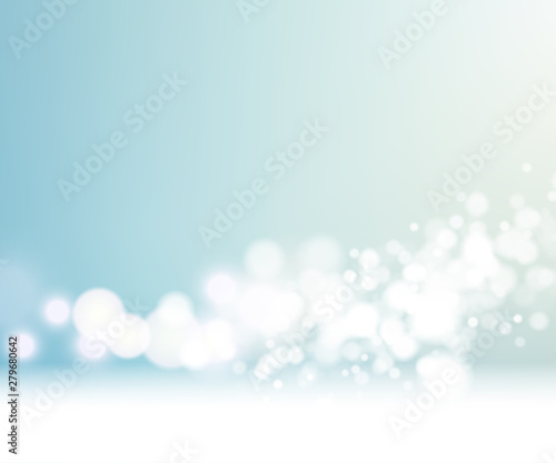 Vector abstract blue background with blur bokeh light effect.background for your design, advertising, banner, brochure.