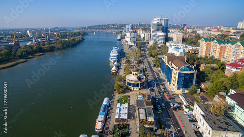 Aerial view to the Rostov-on-Don. Russia.