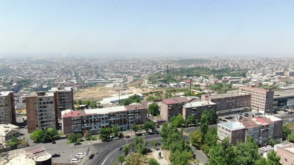 Fascinating view on Yerevan City, Capital of Armenia Fascinating view on Yerevan City, Capital of Armenia