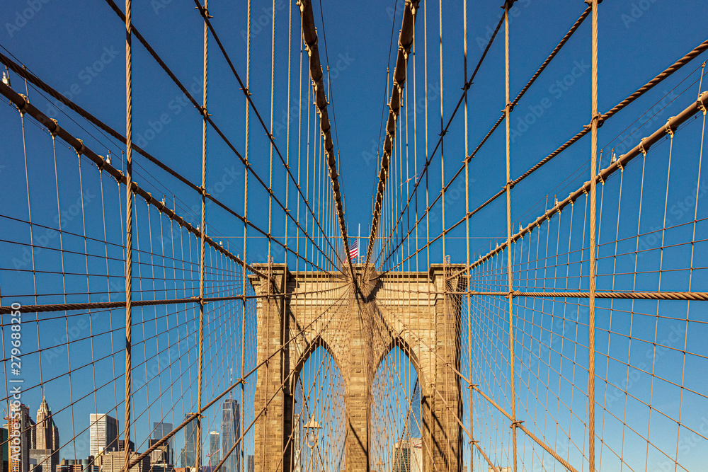 Obraz premium Brooklyn Bridge detail