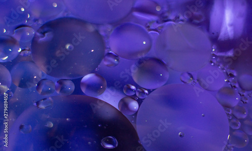 Violet bubbles, abstract lighting. Useful as an abstract background.