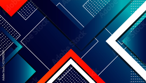 Diseño abstracto con formas geométricas y orgánicas, colores neón, brillantes y llamativos. Ilustración minimalista con degradados de colores y formas simples para fondos de presentación.