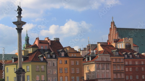 Stare Miasto w Warszawie - Plac Zamkowy z Kolumną Zygmunta.