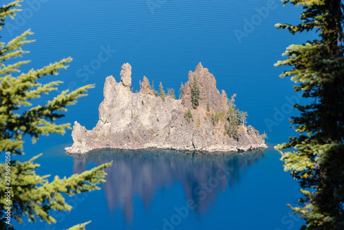 Phatom Ship in Crater Lake from Sun Notch Trail photo