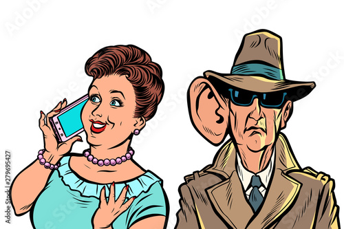 The secret services of the state eavesdrop on telephone conversations of citizens