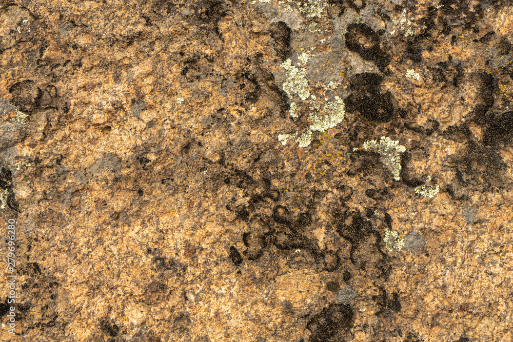 Texture of old granite covered with moss. Creative vintage background. Texture of old granite covered with moss. Creative vintage background.