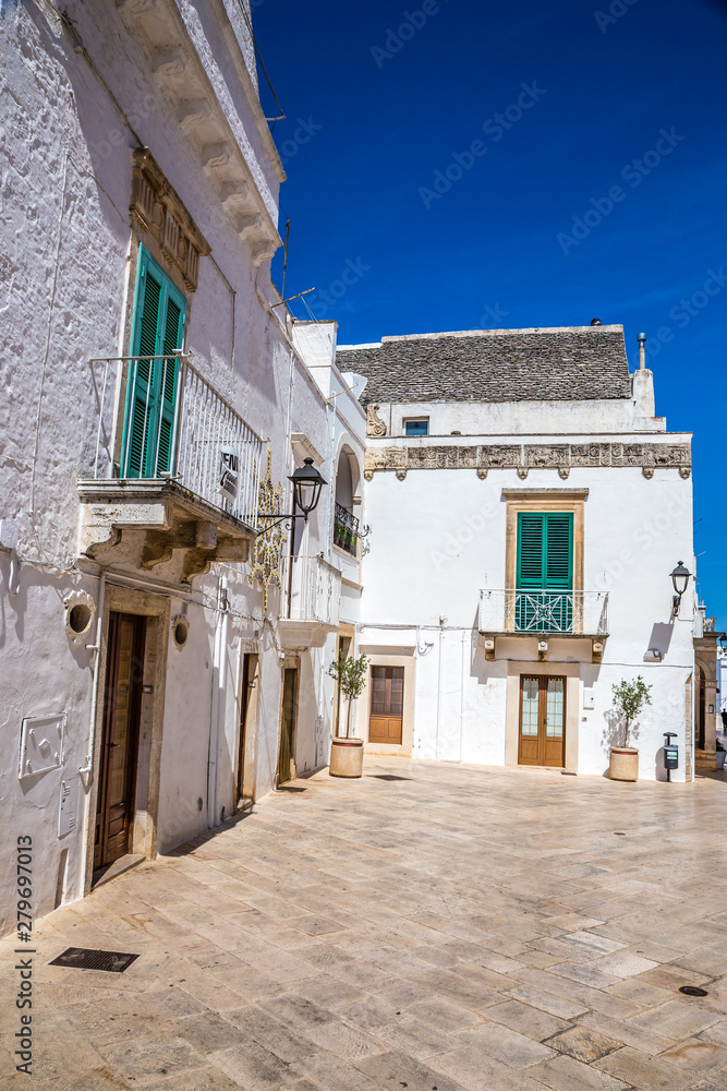 Square In Locorotondo - Bari, Italy